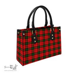 Scottish Kerr Modern Tartan Leather Bag for Women Scottish Plaid Tartan Plaid - ScotsTee - scotstee.com