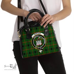 Scottish Kincaid Modern Tartan Shoulder Handbags with Family Crest Scottish Plaid Tartan Plaid - ScotsTee - scotstee.com
