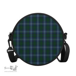 Scottish Jones of Wales Tartan Round Crossbody Bags - Round Purse Scottish Plaid Tartan Plaid - ScotsTee - scotstee.com