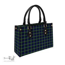 Scottish Lamont Modern Tartan Leather Bag for Women Scottish Plaid Tartan Plaid - ScotsTee - scotstee.com