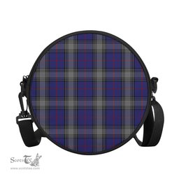 Scottish Kinnaird Tartan Round Crossbody Bags - Round Purse Scottish Plaid Tartan Plaid - ScotsTee - scotstee.com