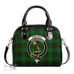 Scottish Kinloch Tartan Shoulder Handbags with Family Crest Scottish Plaid Tartan Plaid - ScotsTee - scotstee.com