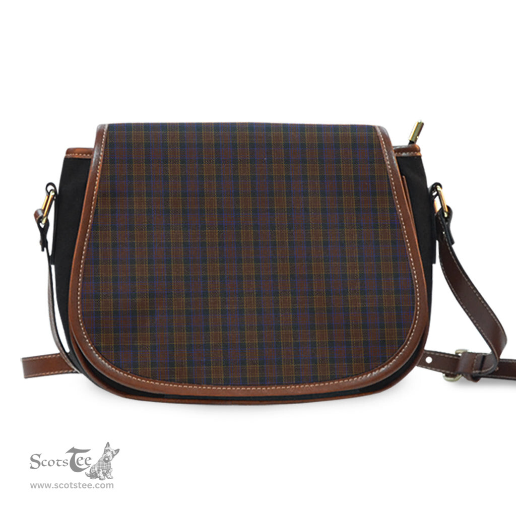 Scottish Laois County Ireland Tartan Saddle Crossbody Bag Scottish Plaid Tartan Plaid - ScotsTee - scotstee.com