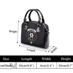 Scottish Jardine Dress Tartan Shoulder Handbags with Family Crest Scottish Plaid Tartan Plaid - ScotsTee - scotstee.com
