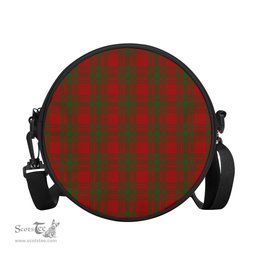 Scottish Kyle Green Tartan Round Crossbody Bags - Round Purse Scottish Plaid Tartan Plaid - ScotsTee - scotstee.com
