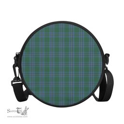 Scottish Irvine of Drum Tartan Round Crossbody Bags - Round Purse Scottish Plaid Tartan Plaid - ScotsTee - scotstee.com