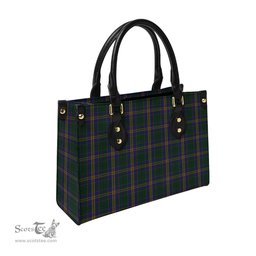 Scottish Kilkenny County Ireland Tartan Leather Bag for Women Scottish Plaid Tartan Plaid - ScotsTee - scotstee.com