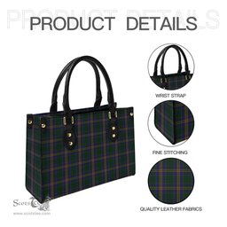 Scottish Kilkenny County Ireland Tartan Leather Bag for Women Scottish Plaid Tartan Plaid - ScotsTee - scotstee.com