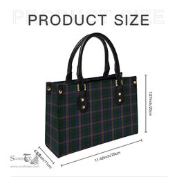 Scottish Kilkenny County Ireland Tartan Leather Bag for Women Scottish Plaid Tartan Plaid - ScotsTee - scotstee.com