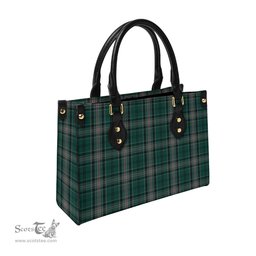 Scottish Kelly of Sleat Hunting Tartan Leather Bag for Women Scottish Plaid Tartan Plaid - ScotsTee - scotstee.com