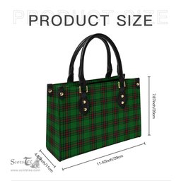 Scottish Kirkaldy Tartan Leather Bag for Women Scottish Plaid Tartan Plaid - ScotsTee - scotstee.com