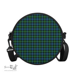 Scottish Lamont Tartan Round Crossbody Bags - Round Purse Scottish Plaid Tartan Plaid - ScotsTee - scotstee.com