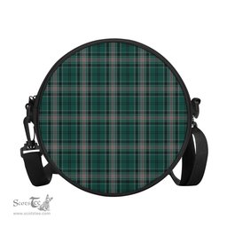 Scottish Kelly of Sleat Hunting Tartan Round Crossbody Bags - Round Purse Scottish Plaid Tartan Plaid - ScotsTee - scotstee.com