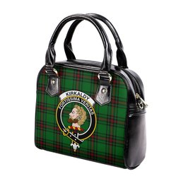 Scottish Kirkaldy Tartan Shoulder Handbags with Family Crest Scottish Plaid Tartan Plaid - ScotsTee - scotstee.com