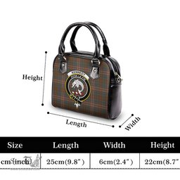 Scottish Kennedy Weathered Tartan Shoulder Handbags with Family Crest Scottish Plaid Tartan Plaid - ScotsTee - scotstee.com