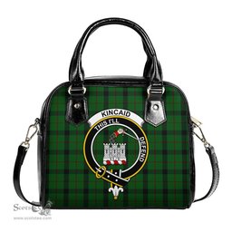 Scottish Kincaid Tartan Shoulder Handbags with Family Crest Scottish Plaid Tartan Plaid - ScotsTee - scotstee.com