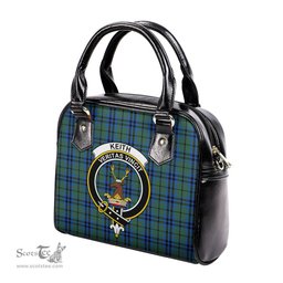 Scottish Keith Tartan Shoulder Handbags with Family Crest Scottish Plaid Tartan Plaid - ScotsTee - scotstee.com
