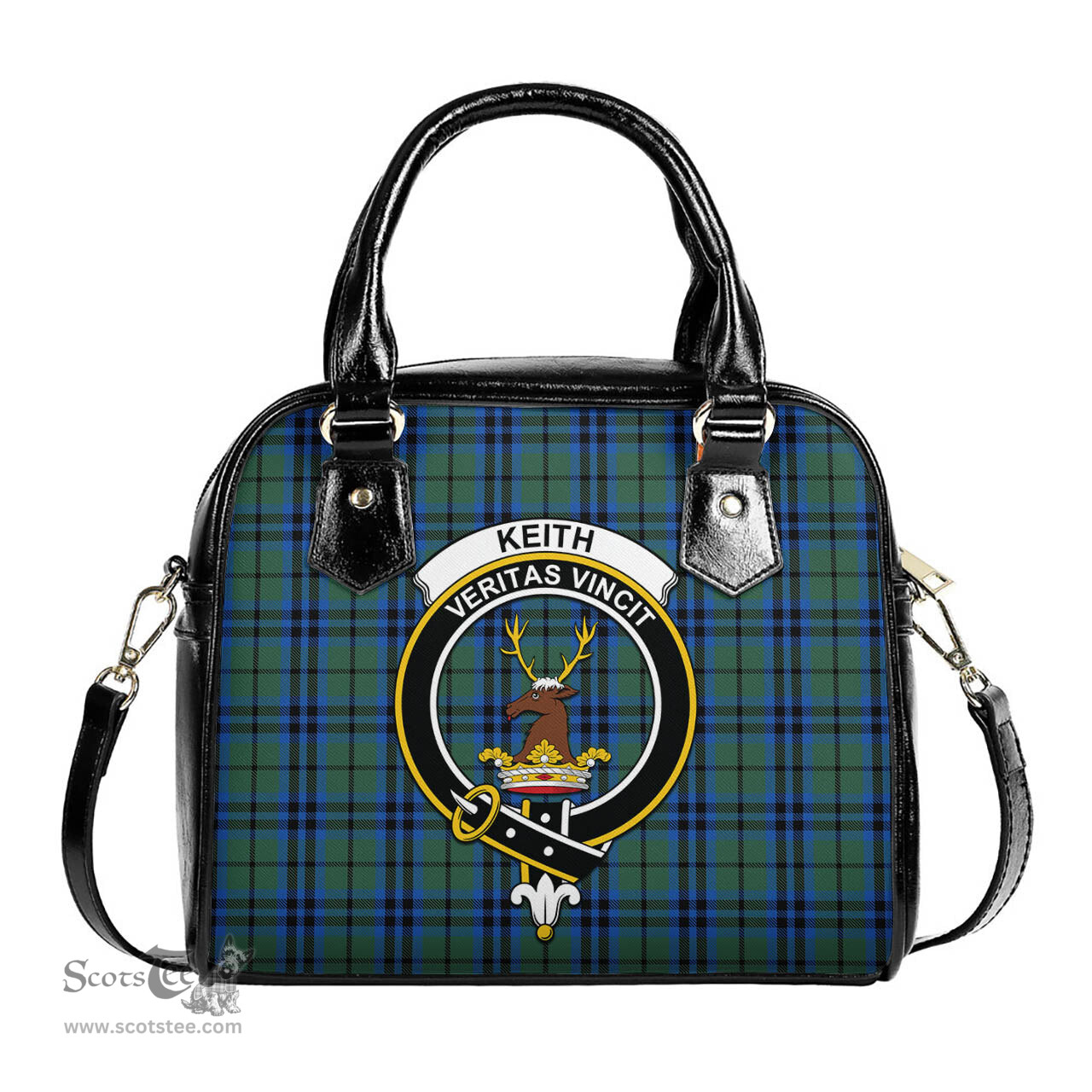 Scottish Keith Tartan Shoulder Handbags with Family Crest Scottish Plaid Tartan Plaid - ScotsTee - scotstee.com
