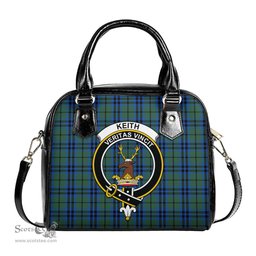 Scottish Keith Tartan Shoulder Handbags with Family Crest Scottish Plaid Tartan Plaid - ScotsTee - scotstee.com