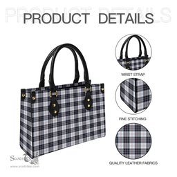 Scottish MacRae Dress Modern Tartan Leather Bag for Women Scottish Plaid Tartan Plaid - ScotsTee - scotstee.com