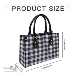 Scottish MacRae Dress Modern Tartan Leather Bag for Women Scottish Plaid Tartan Plaid - ScotsTee - scotstee.com