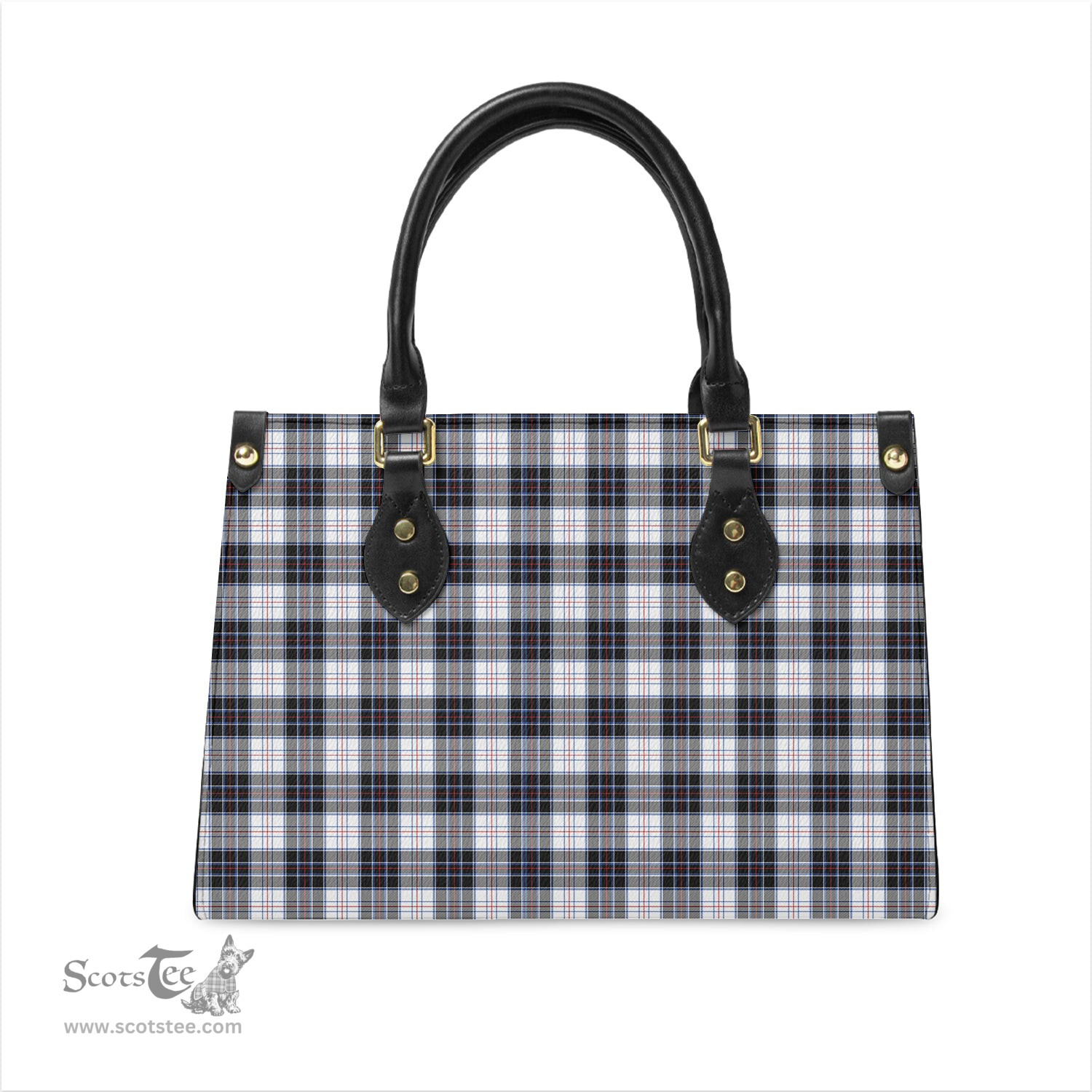 Scottish MacRae Dress Modern Tartan Leather Bag for Women Scottish Plaid Tartan Plaid - ScotsTee - scotstee.com