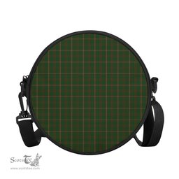 Scottish MacKinnon Hunting Tartan Round Crossbody Bags - Round Purse Scottish Plaid Tartan Plaid - ScotsTee - scotstee.com