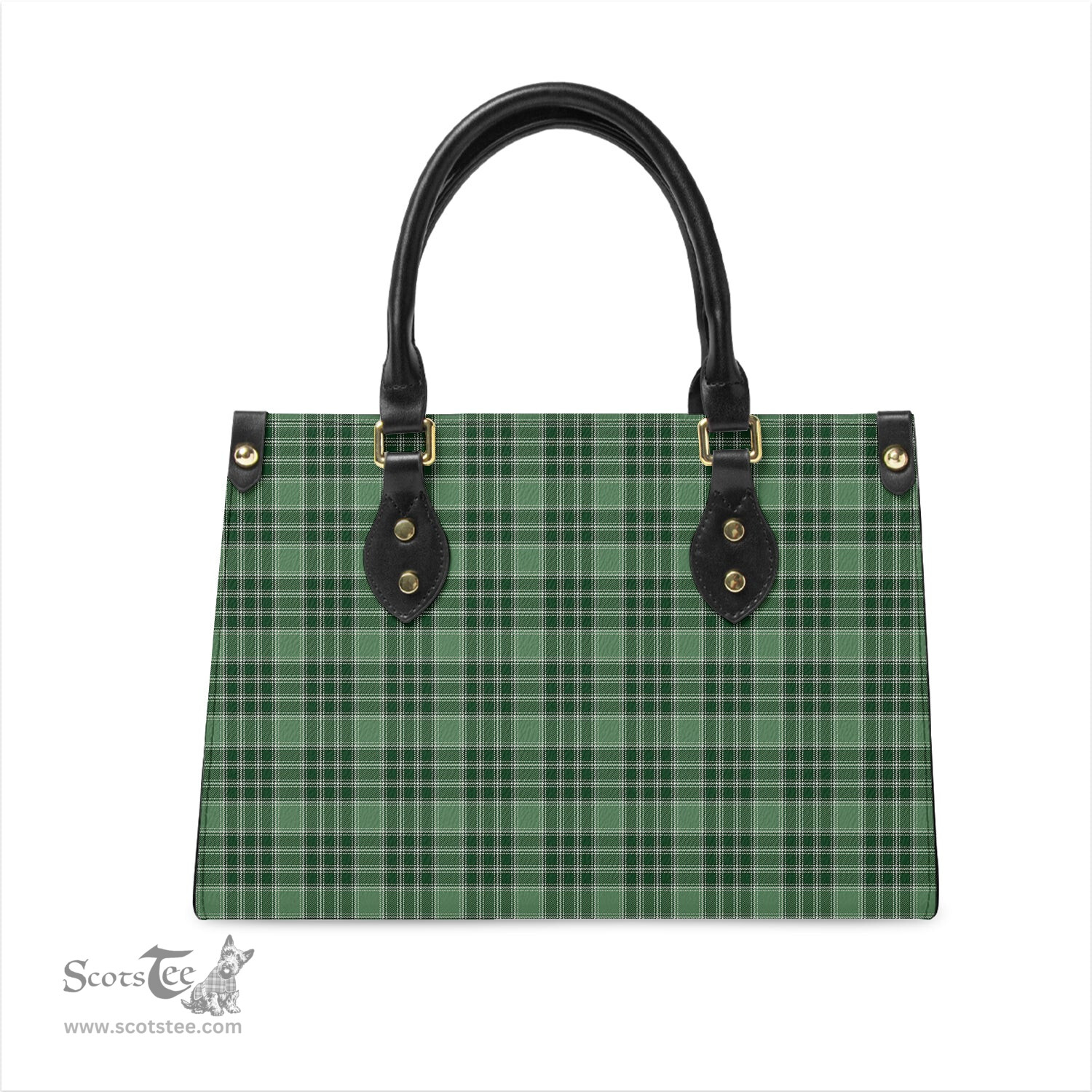 Scottish MacDonald Lord of the Isles Hunting Tartan Leather Bag for Women Scottish Plaid Tartan Plaid - ScotsTee - scotstee.com