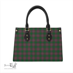 Scottish MacFarlane Hunting Tartan Leather Bag for Women Scottish Plaid Tartan Plaid - ScotsTee - scotstee.com