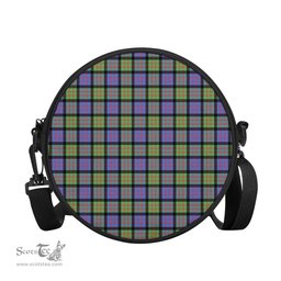 Scottish MacDonald Ancient Tartan Round Crossbody Bags - Round Purse Scottish Plaid Tartan Plaid - ScotsTee - scotstee.com