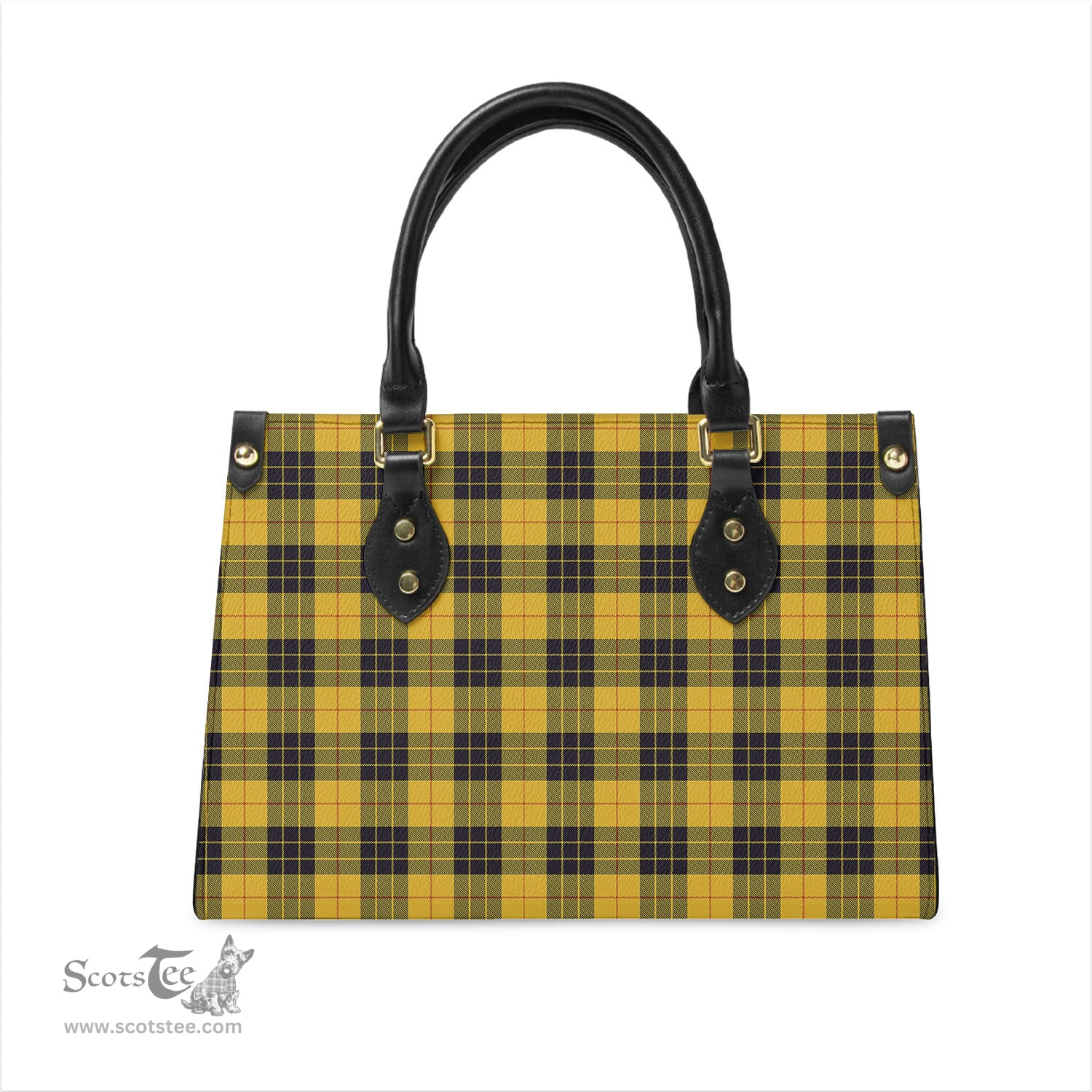 Scottish MacLeod of Lewis Ancient Tartan Leather Bag for Women Scottish Plaid Tartan Plaid - ScotsTee - scotstee.com