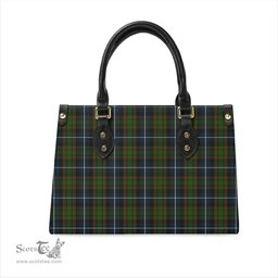 Scottish MacRae Hunting Tartan Leather Bag for Women Scottish Plaid Tartan Plaid - ScotsTee - scotstee.com