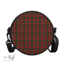 Scottish MacInnes Hastie Tartan Round Crossbody Bags - Round Purse Scottish Plaid Tartan Plaid - ScotsTee - scotstee.com
