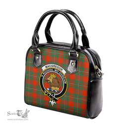 Scottish MacGregor Ancient Tartan Shoulder Handbags with Family Crest Scottish Plaid Tartan Plaid - ScotsTee - scotstee.com
