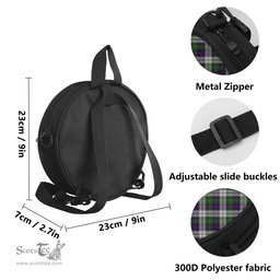 Scottish MacCallum Dress Tartan Round Crossbody Bags - Round Purse Scottish Plaid Tartan Plaid - ScotsTee - scotstee.com