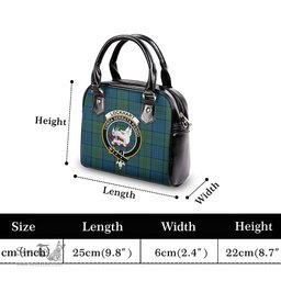 Scottish Lockhart Tartan Shoulder Handbags with Family Crest Scottish Plaid Tartan Plaid - ScotsTee - scotstee.com