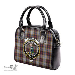 Scottish MacInnes Ancient Hunting Tartan Shoulder Handbags with Family Crest Scottish Plaid Tartan Plaid - ScotsTee - scotstee.com