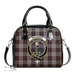 Scottish MacInnes Ancient Hunting Tartan Shoulder Handbags with Family Crest Scottish Plaid Tartan Plaid - ScotsTee - scotstee.com