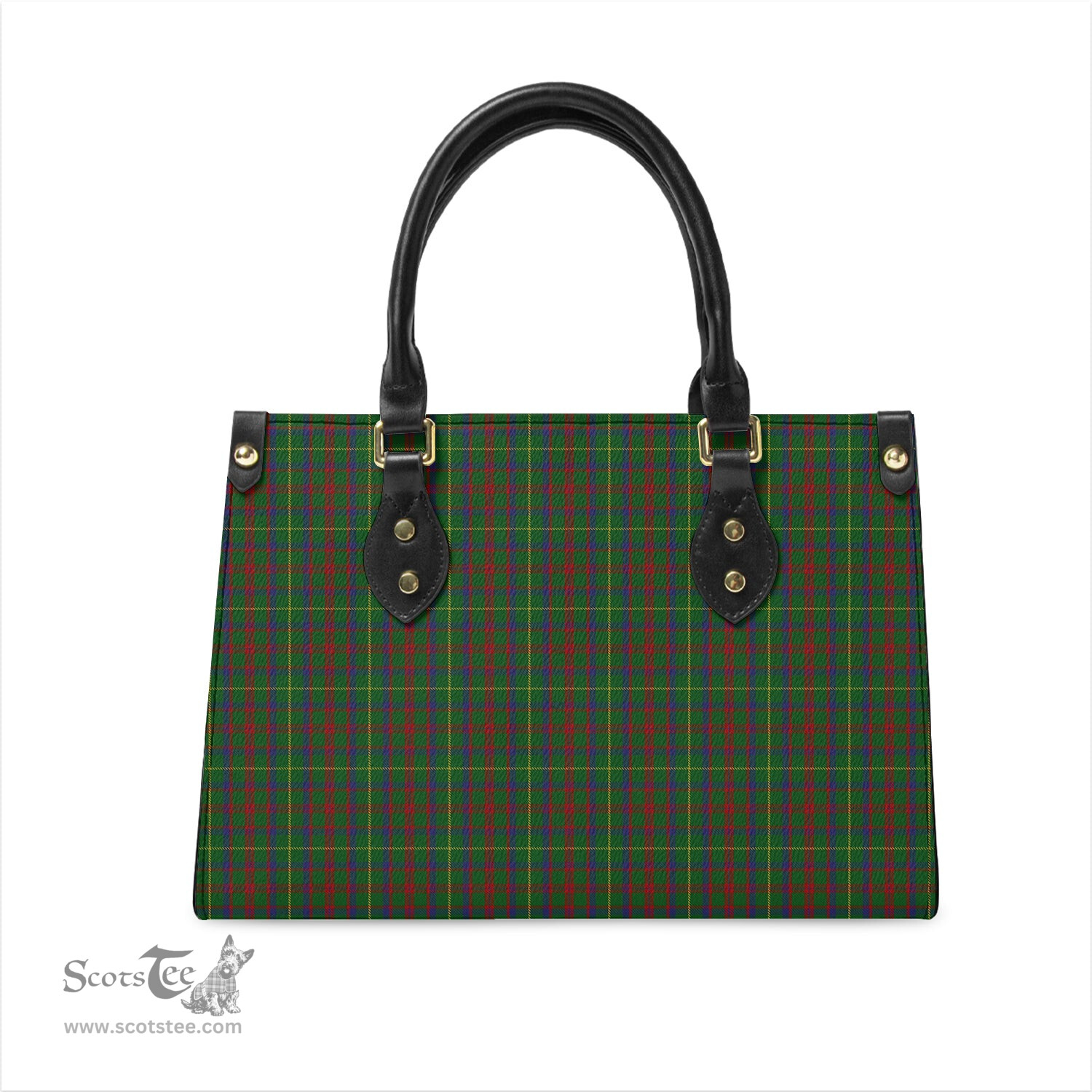 Scottish MacIntosh Hunting Tartan Leather Bag for Women Scottish Plaid Tartan Plaid - ScotsTee - scotstee.com