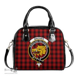 Scottish MacIver Tartan Shoulder Handbags with Family Crest Scottish Plaid Tartan Plaid - ScotsTee - scotstee.com