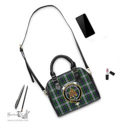 Scottish MacKenzie Dress Tartan Shoulder Handbags with Family Crest Scottish Plaid Tartan Plaid - ScotsTee - scotstee.com