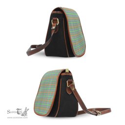 Scottish MacKintosh Hunting Ancient Tartan Saddle Crossbody Bag Scottish Plaid Tartan Plaid - ScotsTee - scotstee.com
