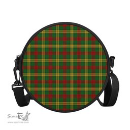 Scottish MacMillan Society of Glasgow Tartan Round Crossbody Bags - Round Purse Scottish Plaid Tartan Plaid - ScotsTee - scotstee.com