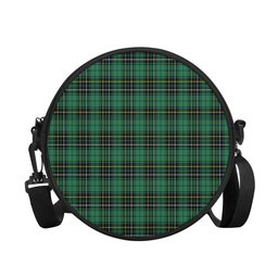 Scottish MacAlpin Ancient Tartan Round Crossbody Bags - Round Purse Scottish Plaid Tartan Plaid - ScotsTee - scotstee.com