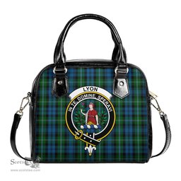 Scottish Lyon Tartan Shoulder Handbags with Family Crest Scottish Plaid Tartan Plaid - ScotsTee - scotstee.com