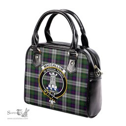 Scottish MacCallum Dress Tartan Shoulder Handbags with Family Crest Scottish Plaid Tartan Plaid - ScotsTee - scotstee.com