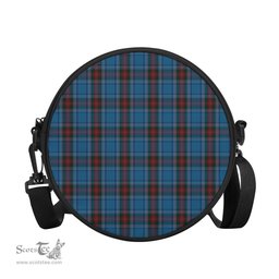 Scottish Louth County Ireland Tartan Round Crossbody Bags - Round Purse Scottish Plaid Tartan Plaid - ScotsTee - scotstee.com