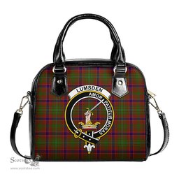 Scottish Lumsden Tartan Shoulder Handbags with Family Crest Scottish Plaid Tartan Plaid - ScotsTee - scotstee.com