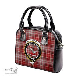 Scottish MacDougall Dress Tartan Shoulder Handbags with Family Crest Scottish Plaid Tartan Plaid - ScotsTee - scotstee.com