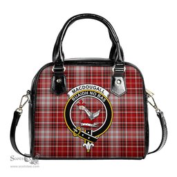 Scottish MacDougall Dress Tartan Shoulder Handbags with Family Crest Scottish Plaid Tartan Plaid - ScotsTee - scotstee.com